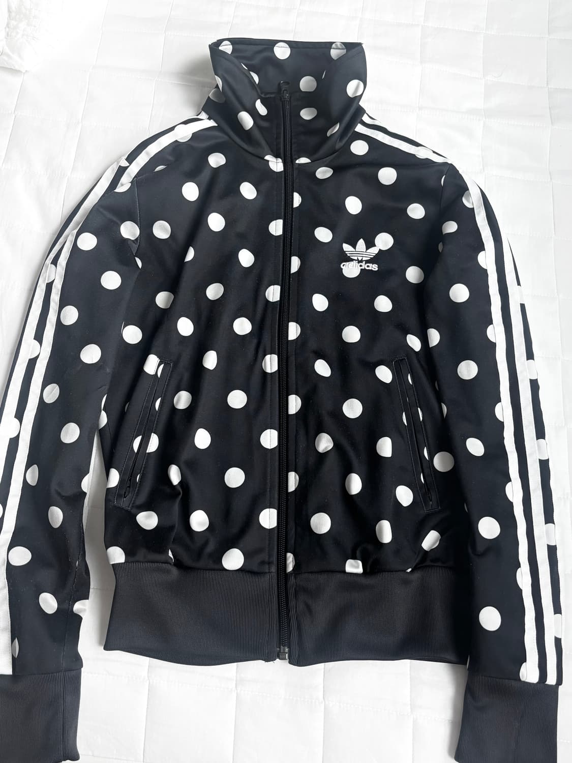 아디다스 도트 트랙탑 져지 자켓 파이어버드 빅로고 땡땡이 나우아임영 상품이미지1