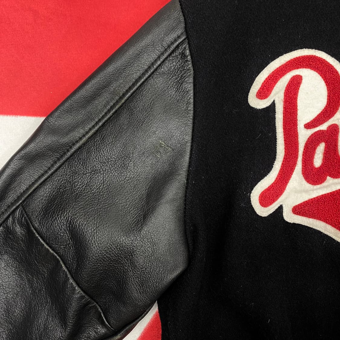 빈티지 바시티자켓 실측 M  상품이미지5