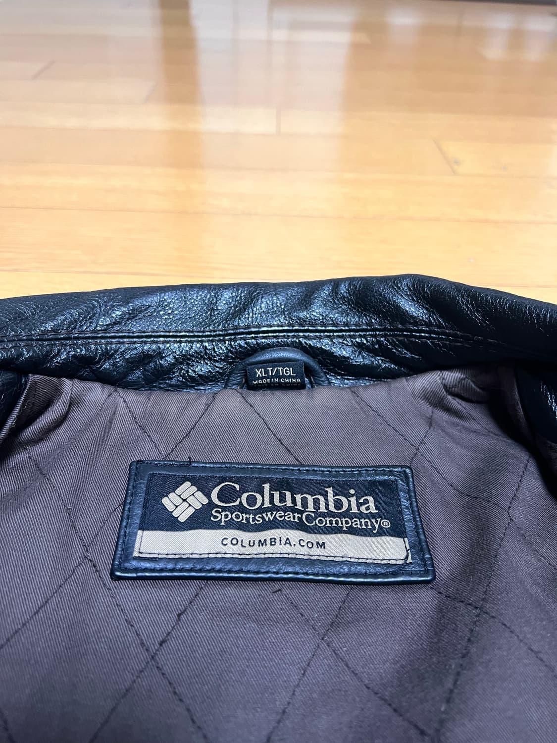 Columbia leather bomber jacket 상품이미지6