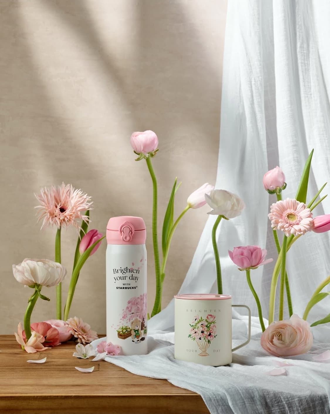스타벅스 플라워마켓 보온병 상품이미지1