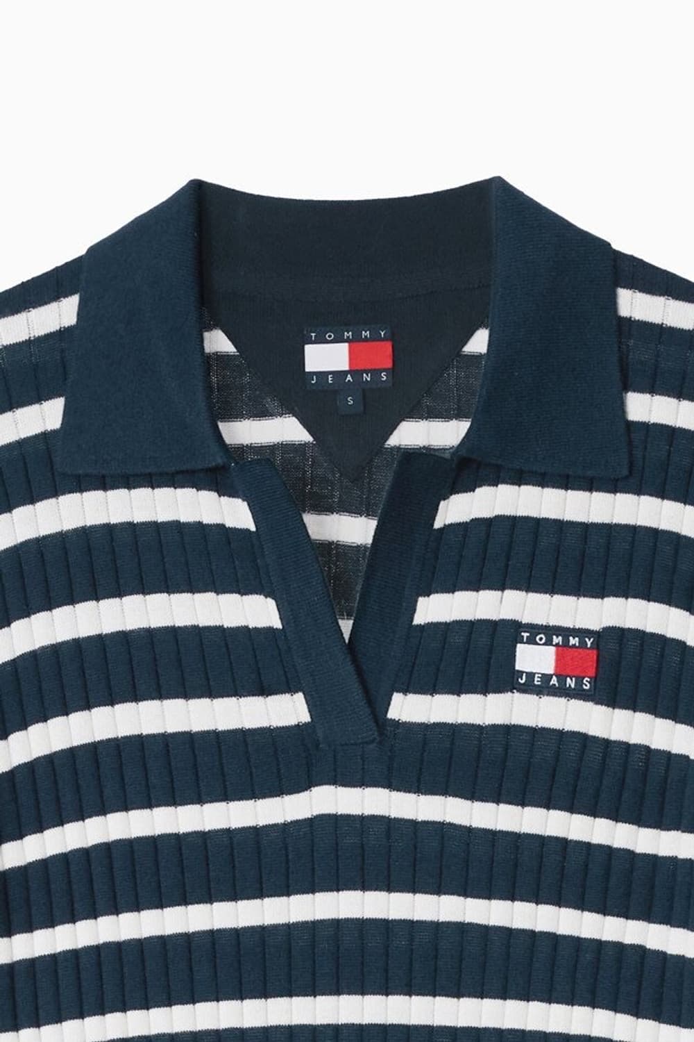 타미진스 여성 니트 스웨터 폴로 원피스 xs 상품이미지1