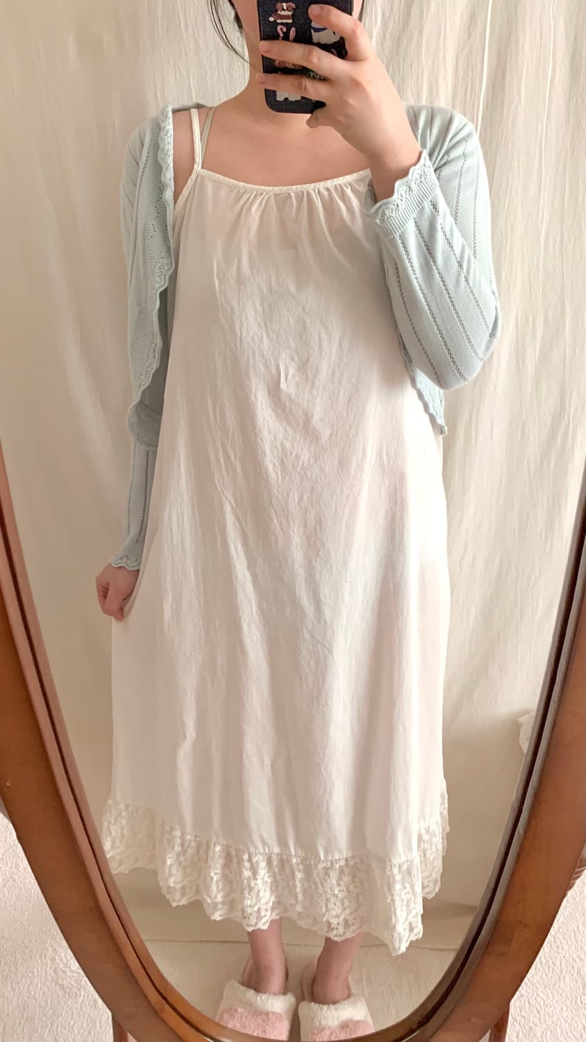 모리 레이스 끈원피스 상품이미지3