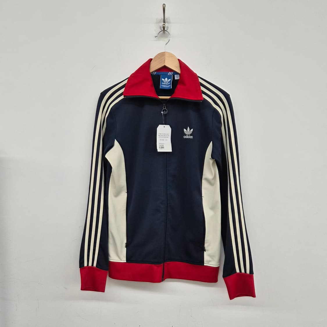 아디다스 삼선 트랙탑 네이비/레드 남성 M 상품이미지1