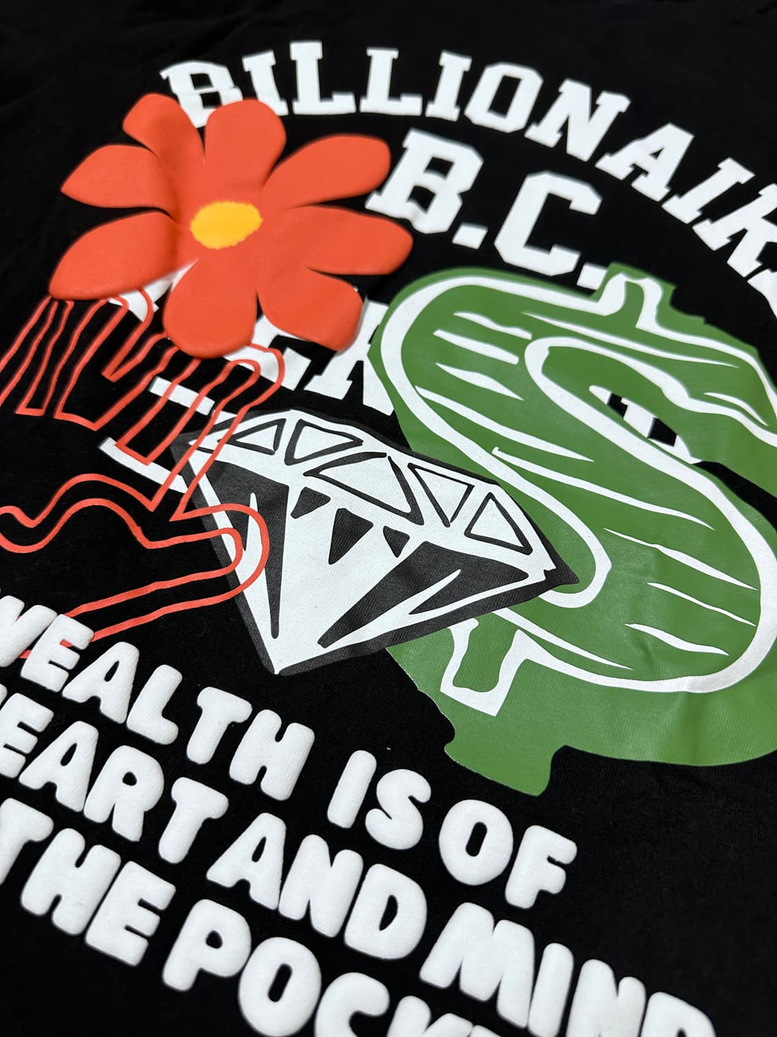 [XL]빌리어네어 보이즈 클럽 블룸 티셔츠 블랙 상품이미지3