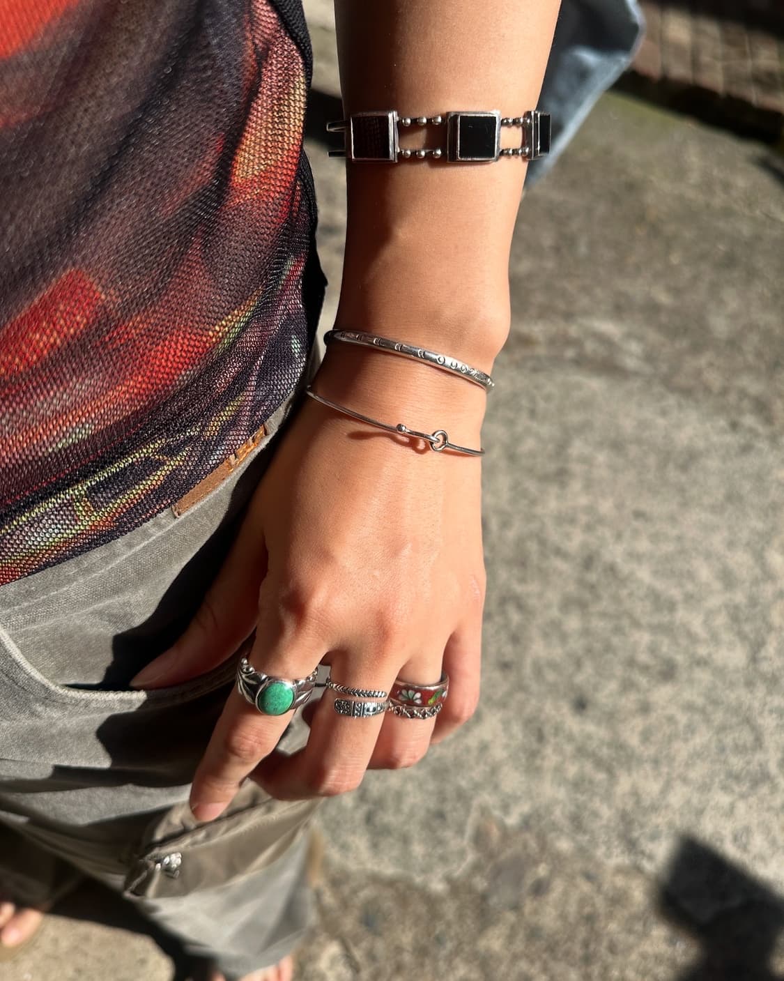 SAAD turquoise 925silver ring 상품이미지5