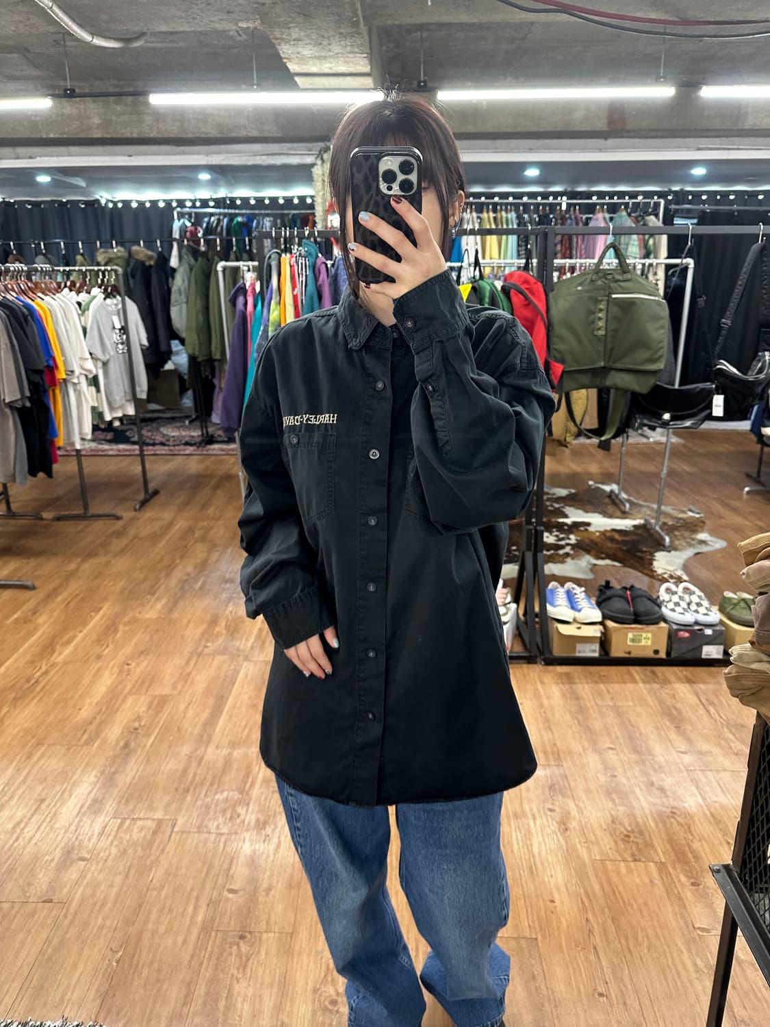 할리 데이비슨 스컬셔츠 상품이미지1