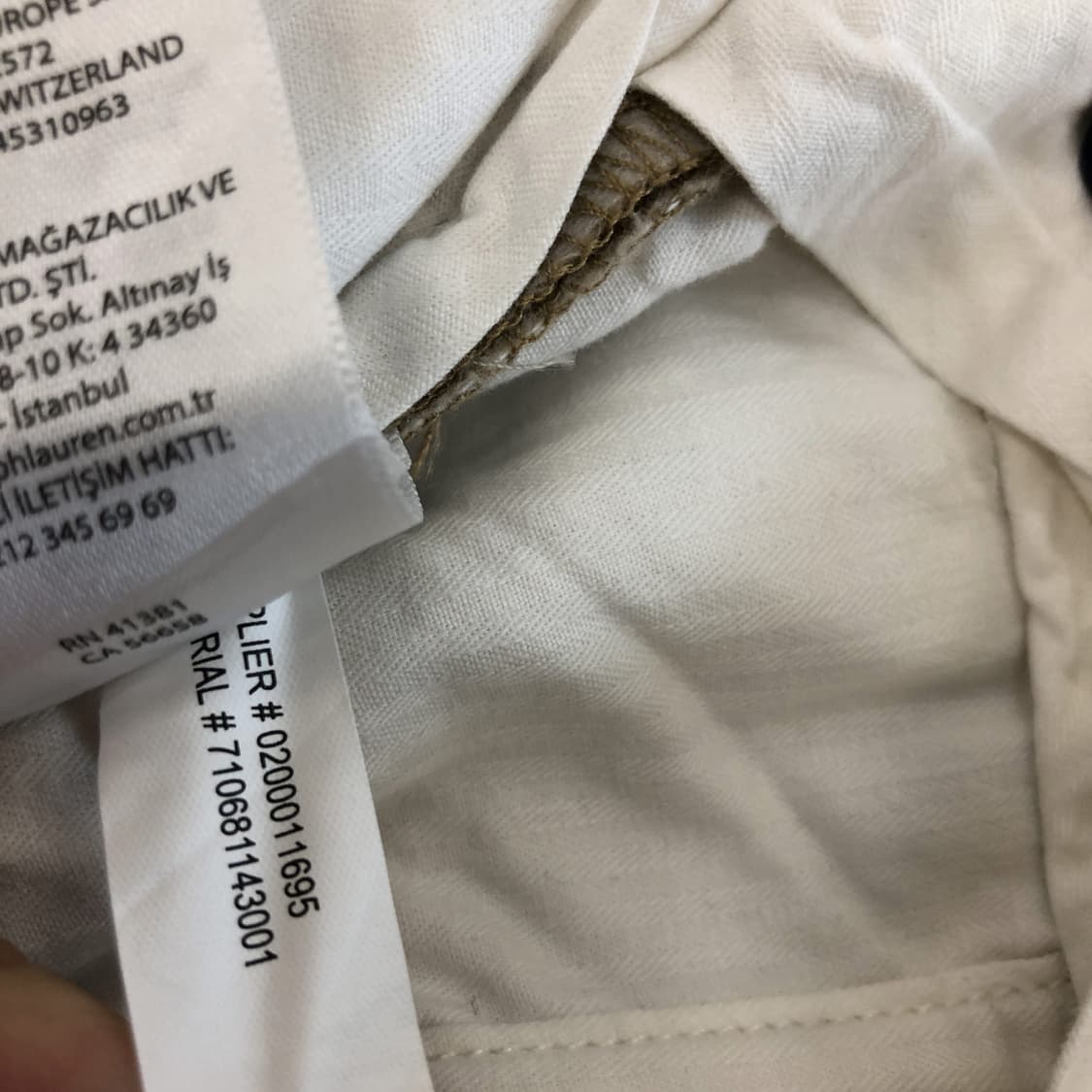 폴로 랄프로렌 스트레치슬림 상위라인 치노팬츠 34-35  상품이미지7