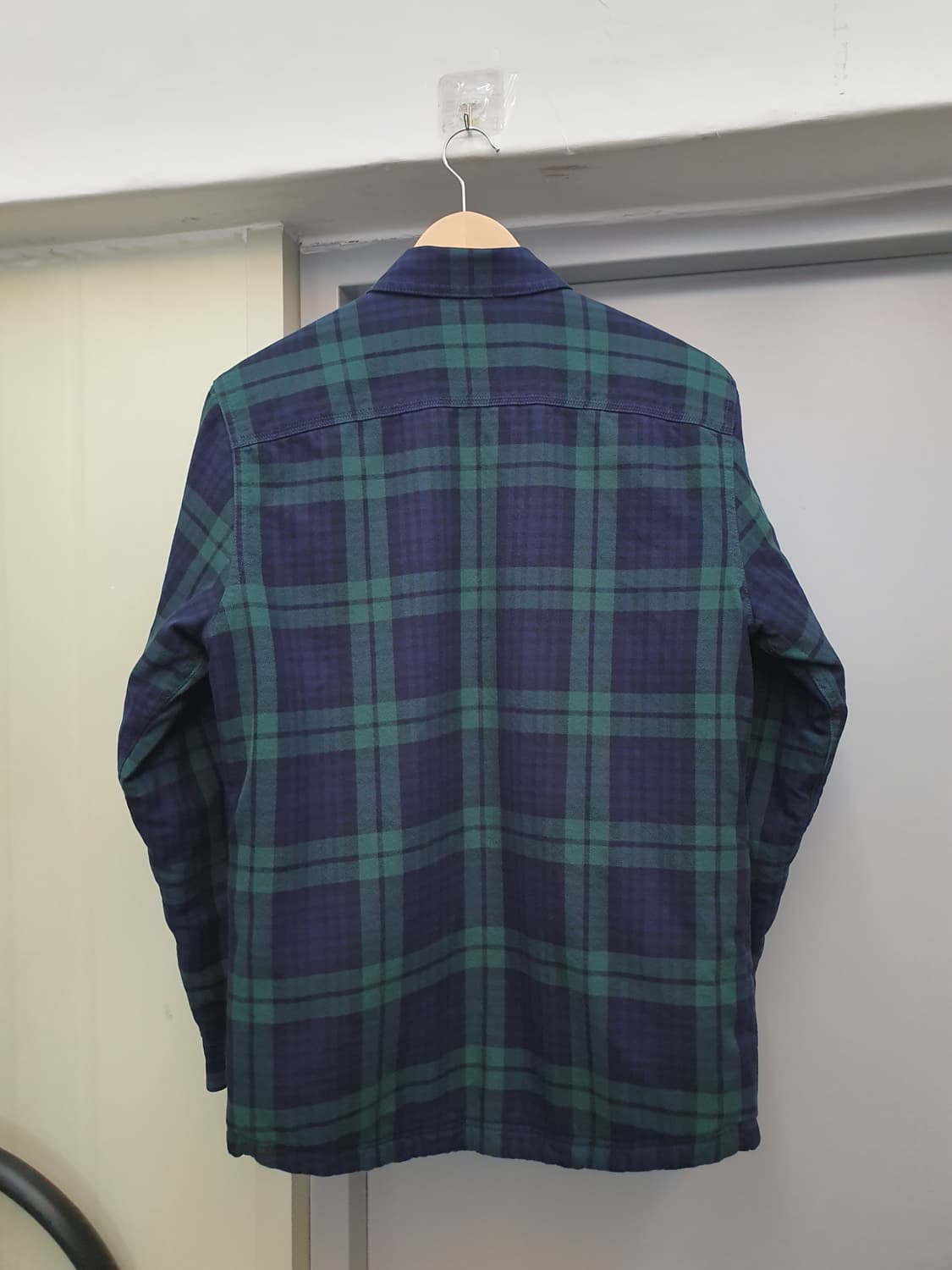 L.L.BEAN 엘엘빈 누빔 체크 셔츠 S 상품이미지4