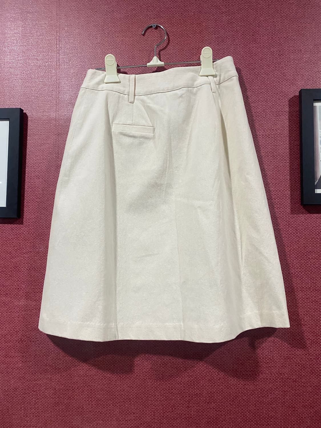 Unusually 플리츠 스커트 M 아이보리 상품이미지4