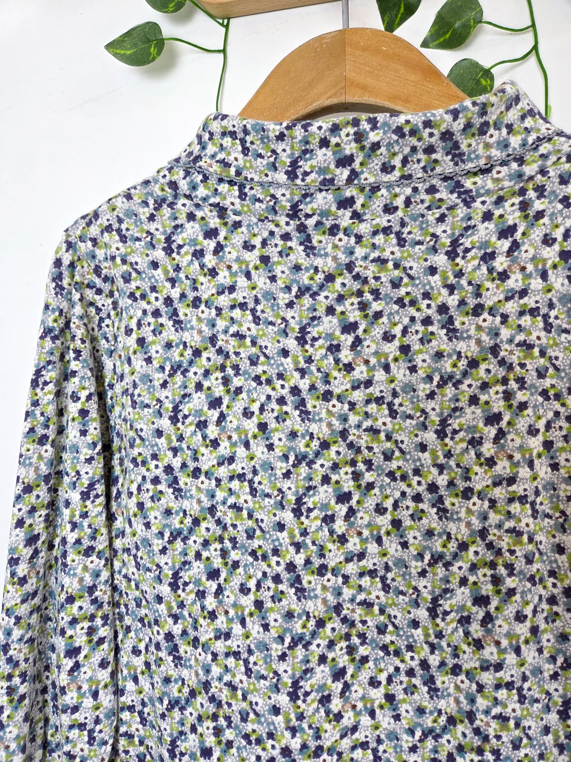 잔꽃 목폴라 슬리브 상품이미지7