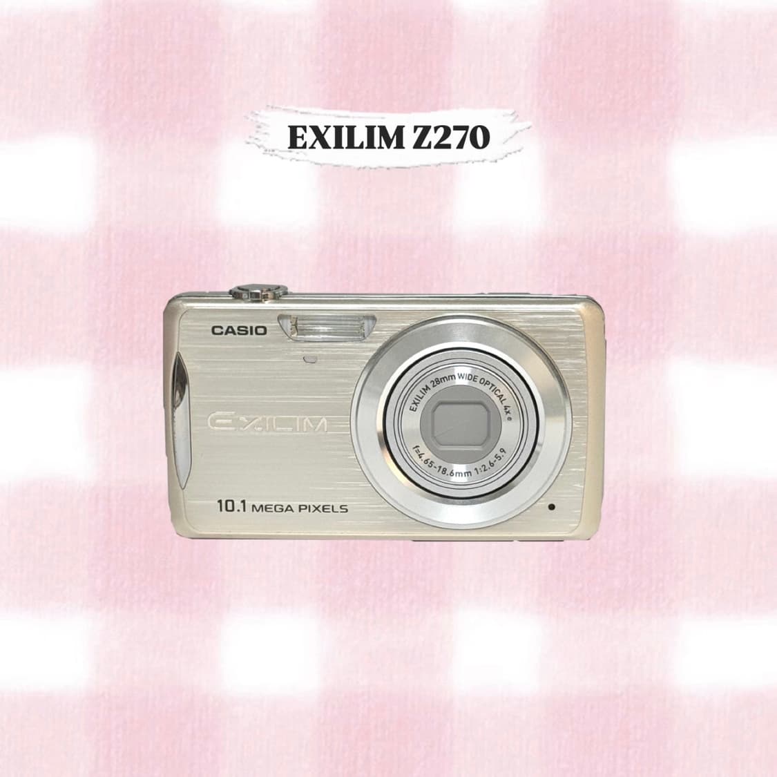 카시오 엑슬림 Z270 샴페인골드 빈티지디카 상품이미지1