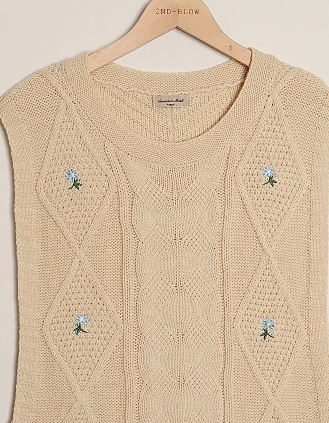 Samansa Mos2 Knit Vest 상품이미지2