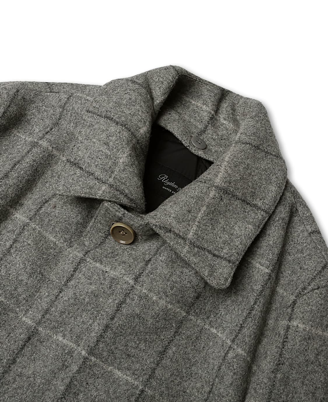 유나이티드 애로우즈 [United Arrows] 체크 클래식 코트 상품이미지2