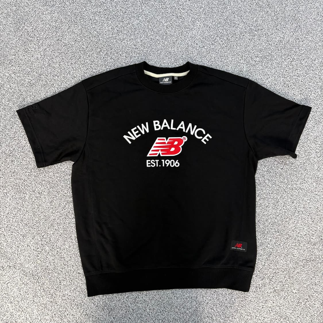 S 뉴발란스 빅프린팅 코튼 반팔티 0303J 상품이미지1