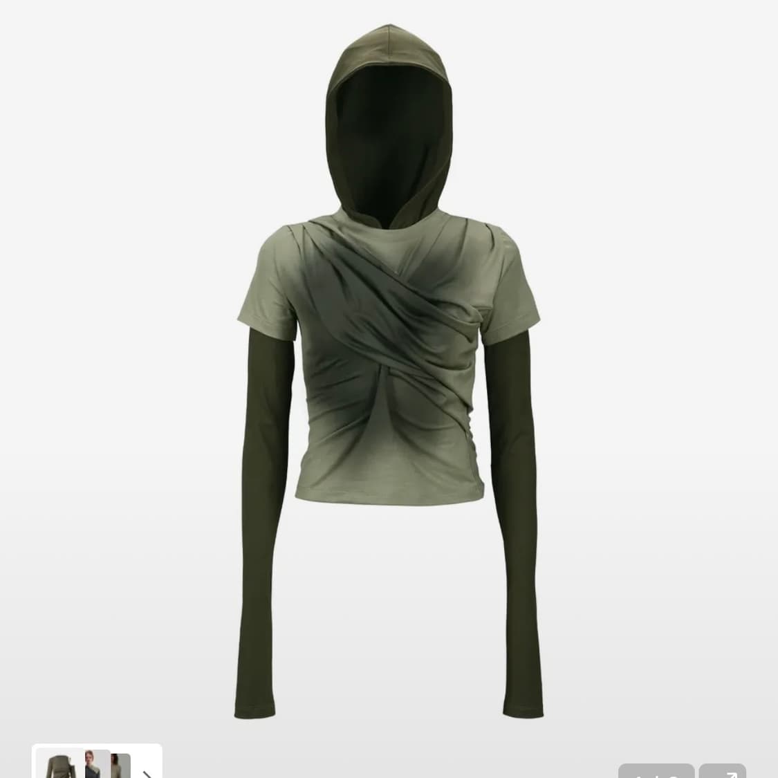 앤더슨벨 져지 후드 L 사이즈 판매 (실착 1회) 상품이미지1