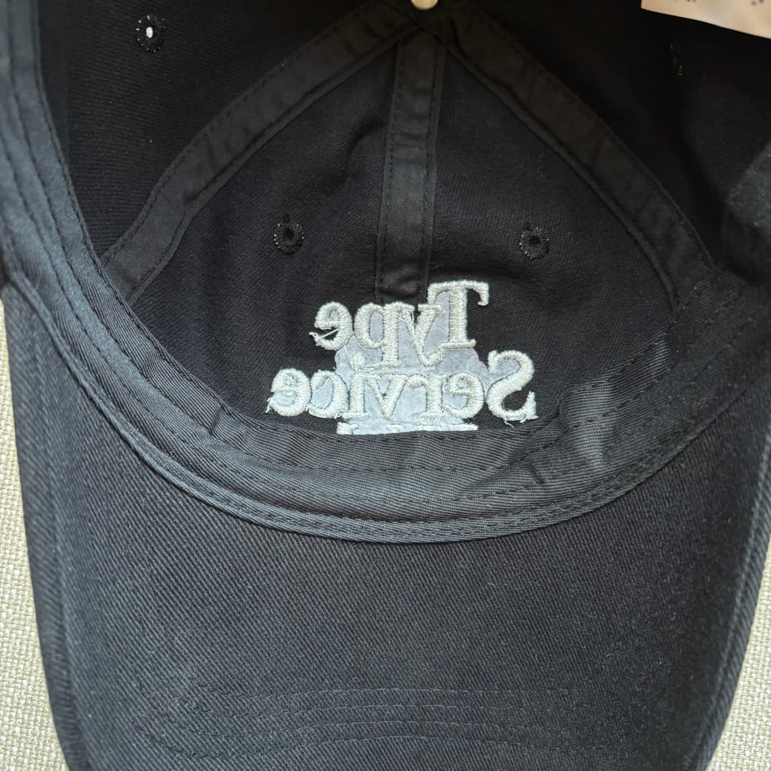 타입서비스(TYPESERVICE) 블랙 볼캡 상품이미지9