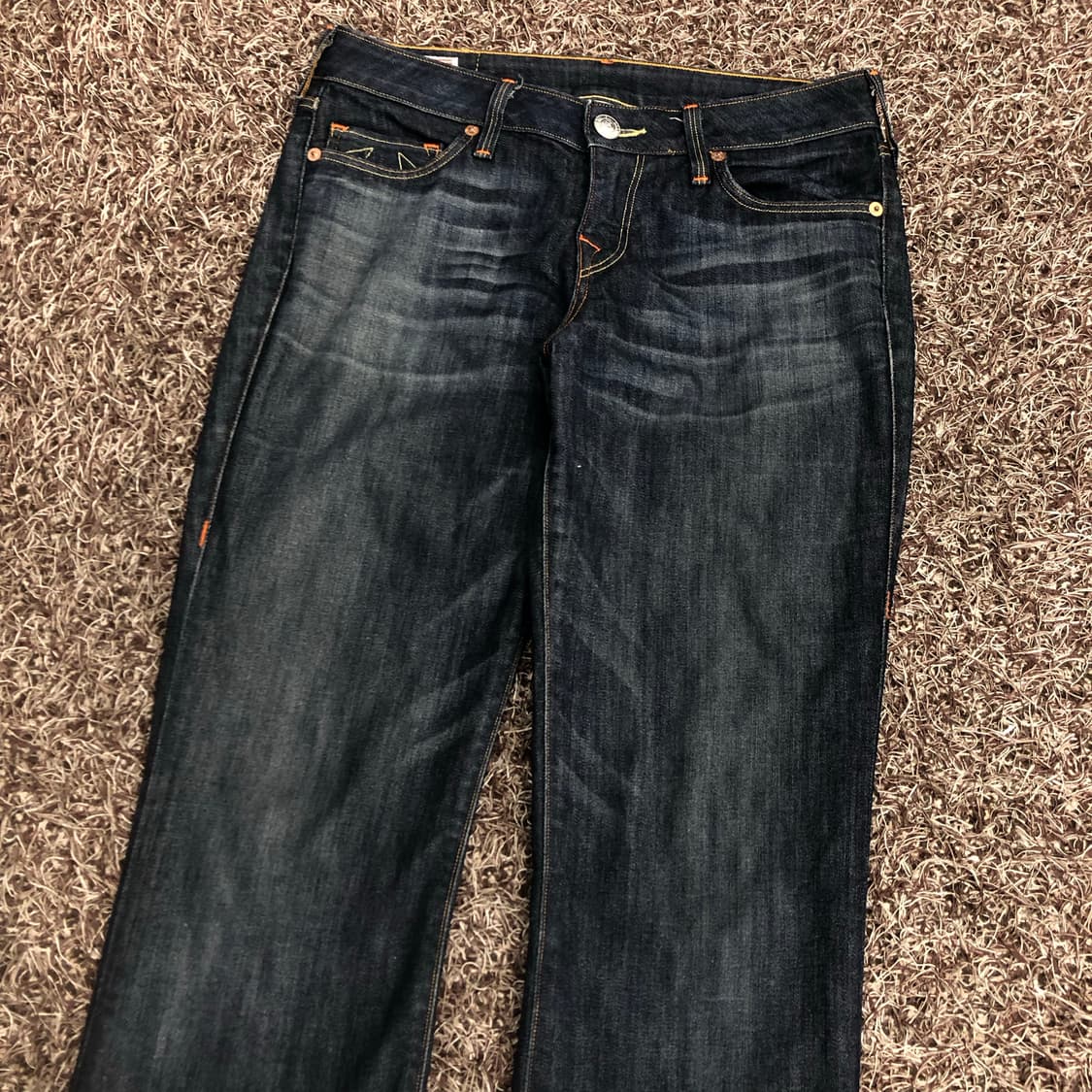 트루릴리전 Tony 슬림 스트레이트 워싱 데님 팬츠 상품이미지3