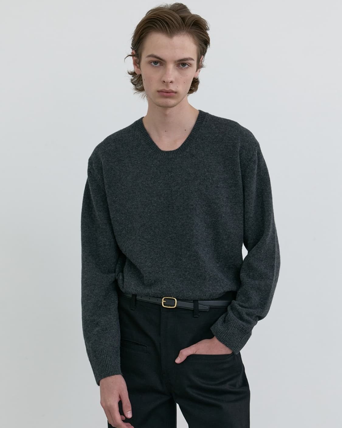 Reck Knit_Charcoal 상품이미지1