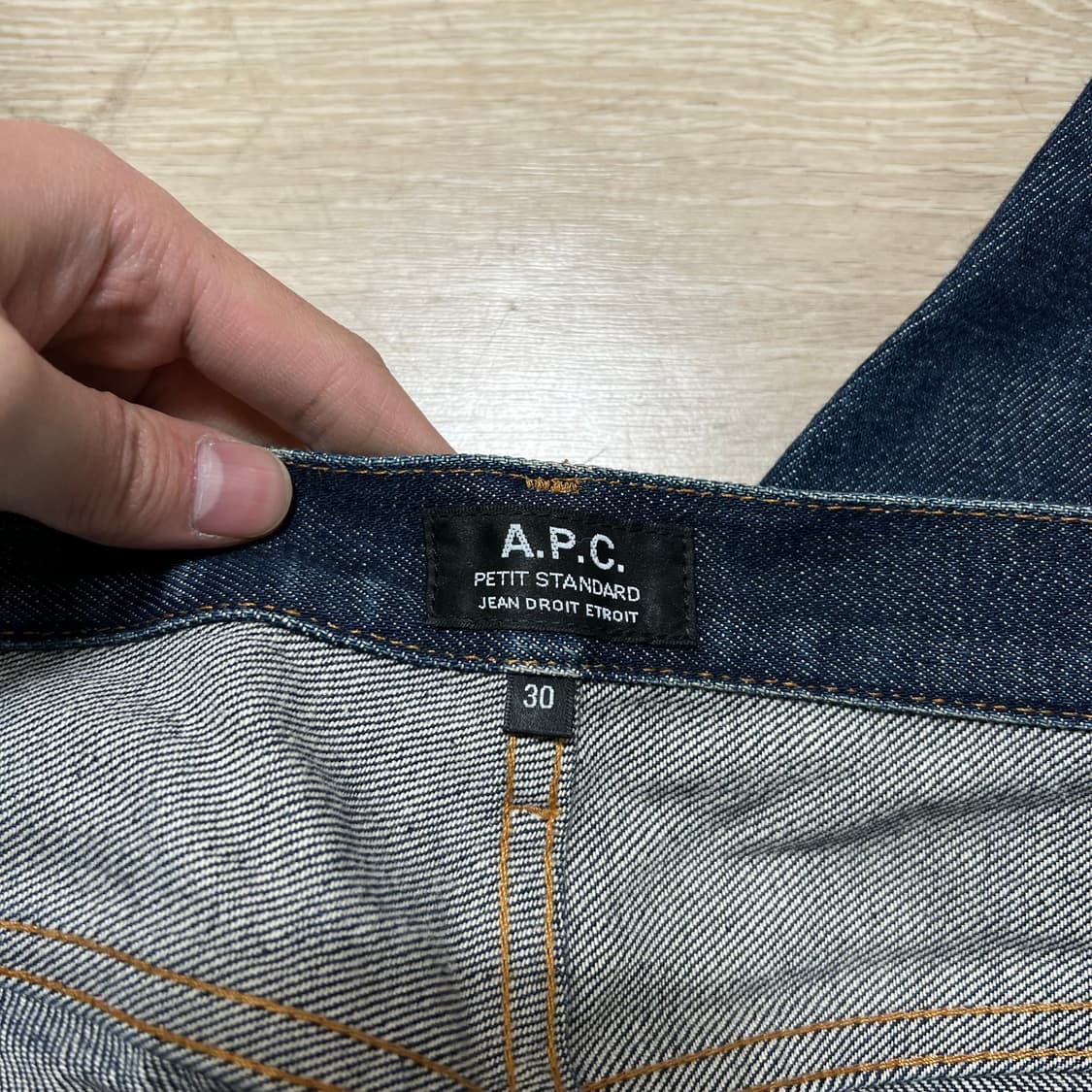 A.P.C. 아페쎄 남성 쁘띠 스탠다드 워싱 데님진 청바지 [진청] 30 상품이미지5