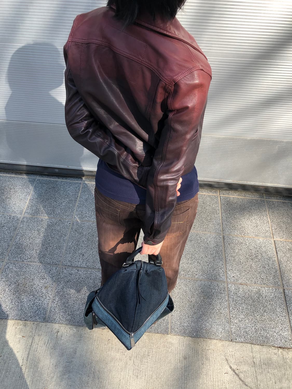 two-tone denim zip backpack / diesel 상품이미지2
