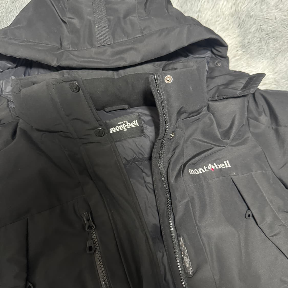 몽벨 구스다운 패딩자켓 100 L 사이즈  상품이미지2
