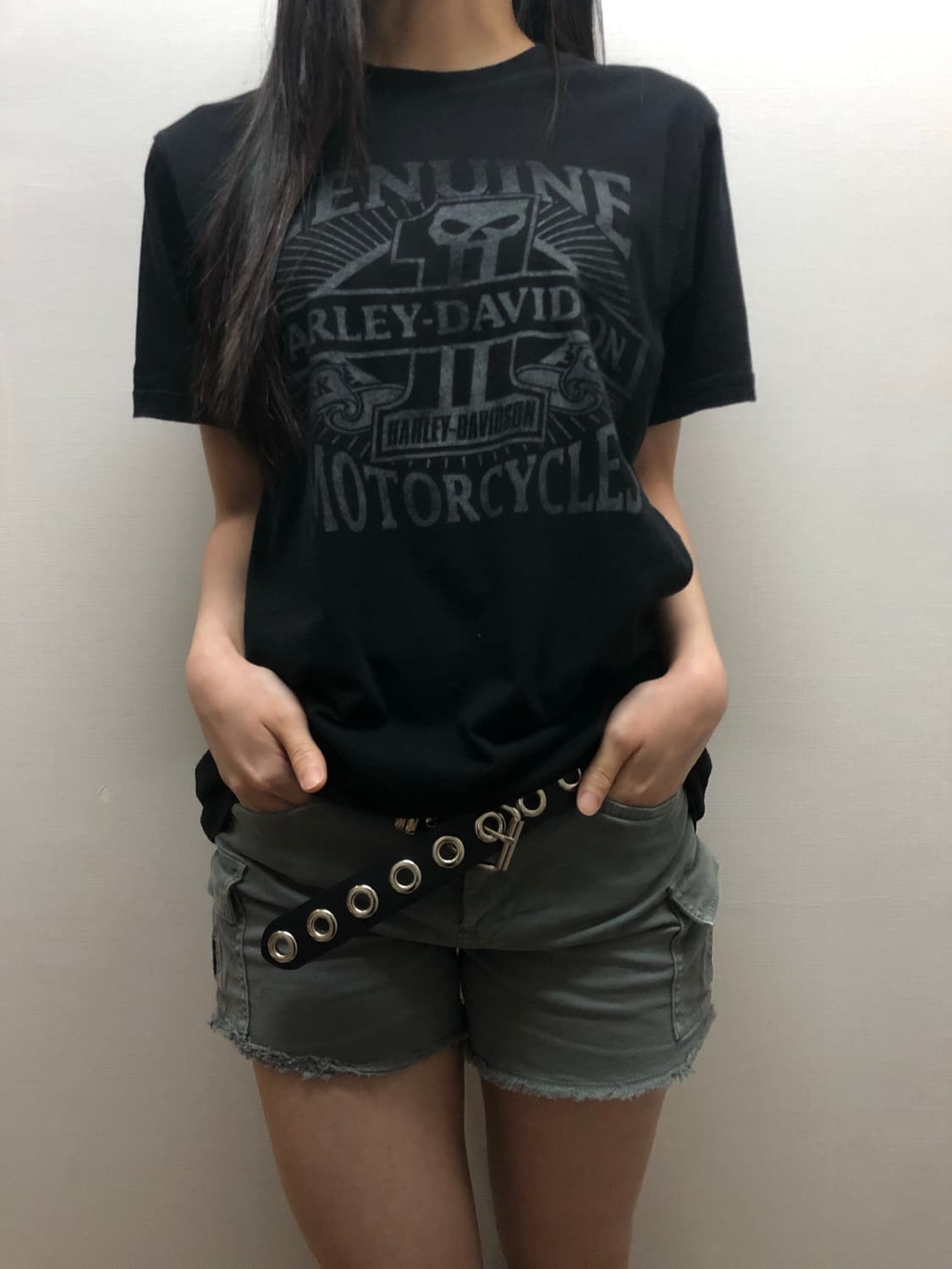 빈티지 할리데이비슨 블랙 티셔츠 상품이미지1