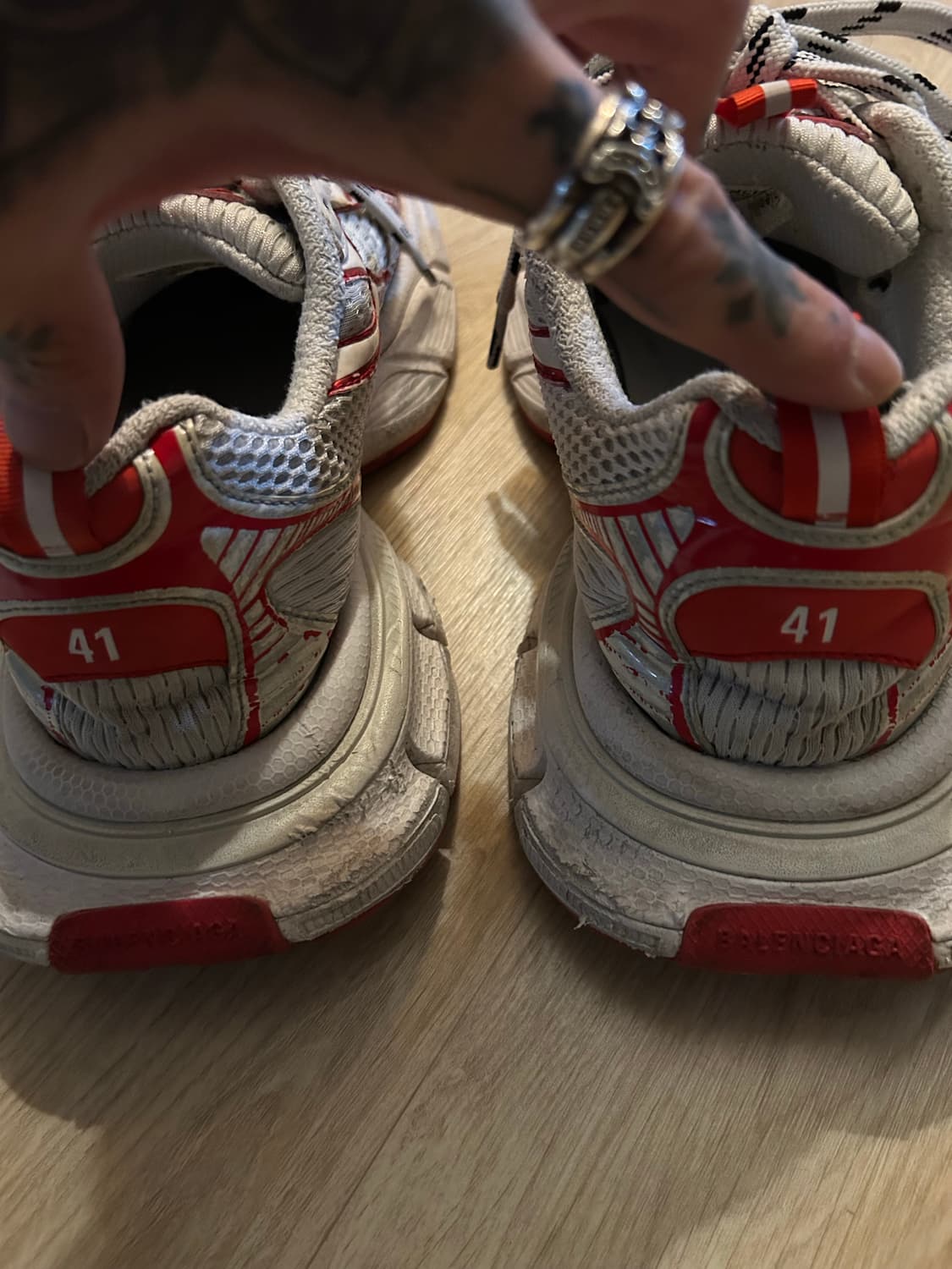 발렌시아가 3xl 레드 41사이즈 상품이미지7