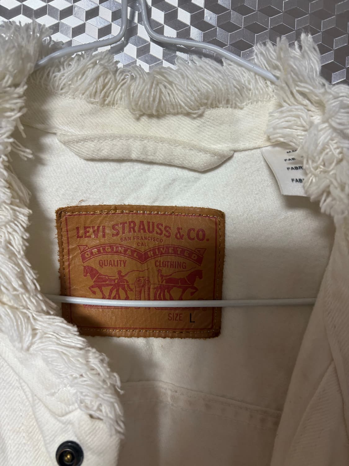 Levis 리바이스 오렌지 탭 데미지드 자켓 상품이미지4