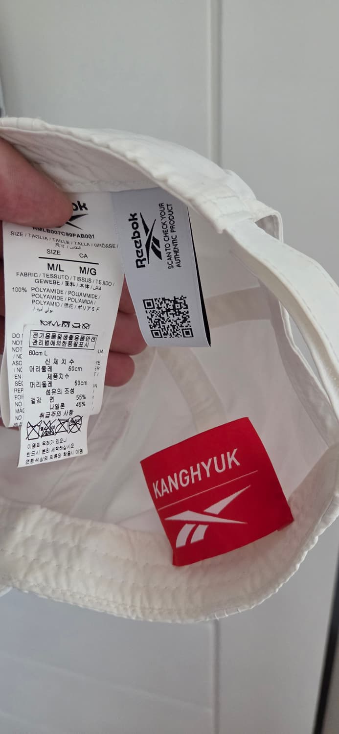 리복 강혁 콜라보 볼캡 상품이미지3