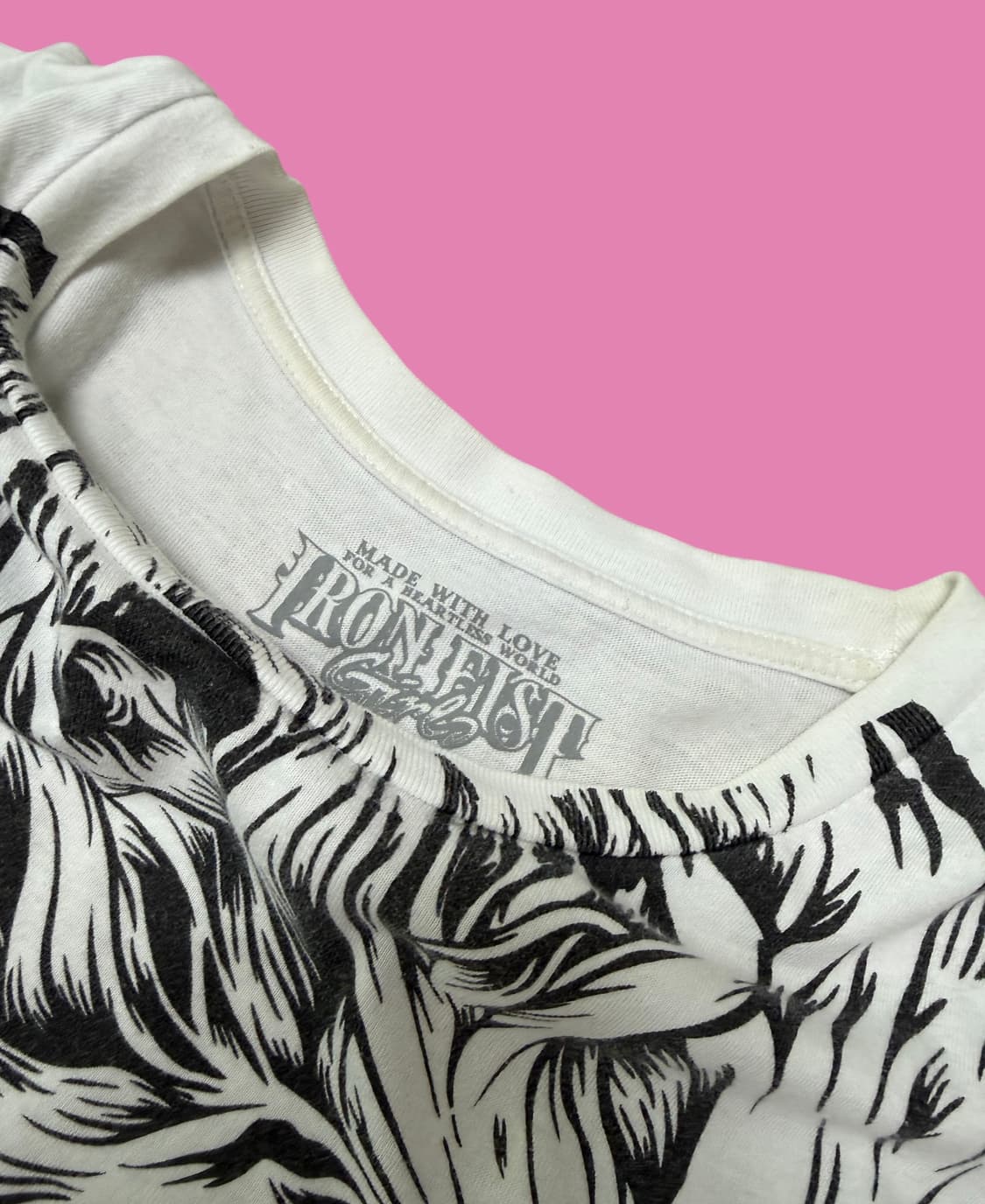 iron fist 호러 그래픽 반소매 상품이미지2