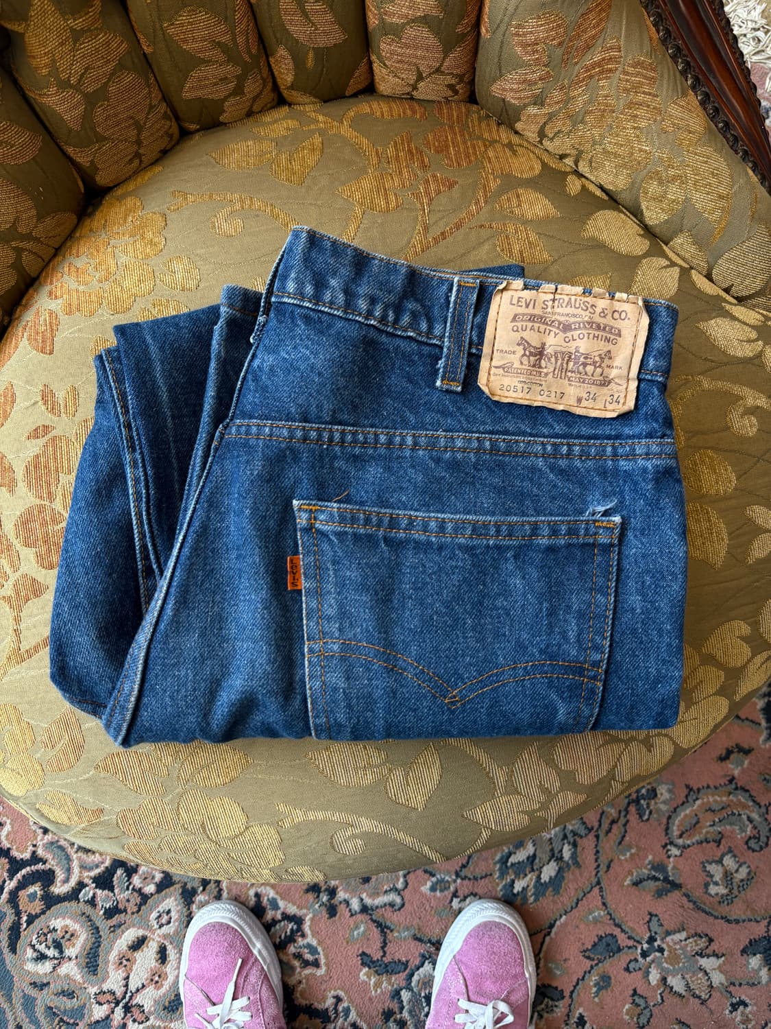 90s 미제 리바이스 517 오렌지 탭 상품이미지1