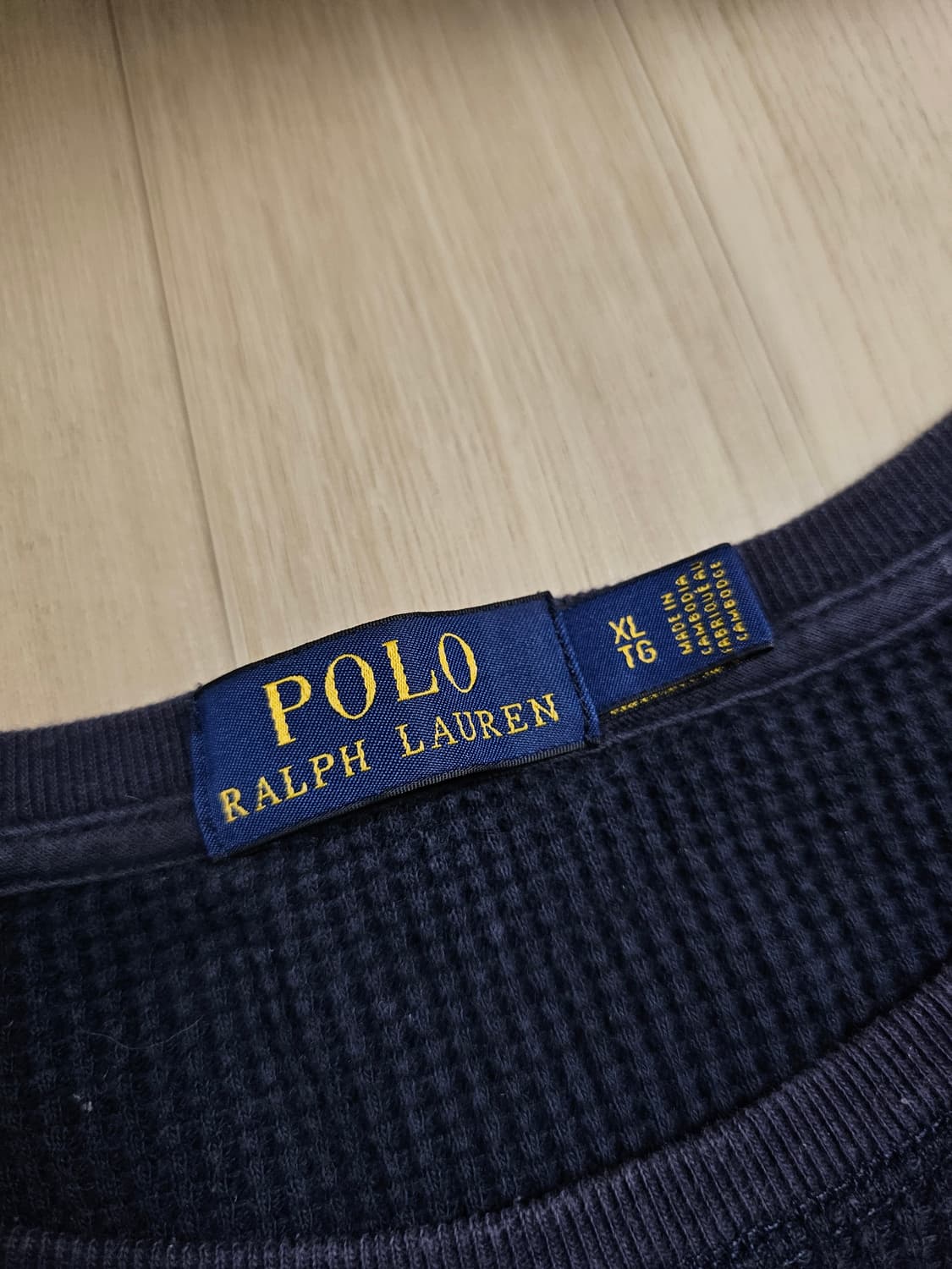 [XL] 폴로 랄프로렌 와플 긴팔 라운드 티셔츠 상품이미지4