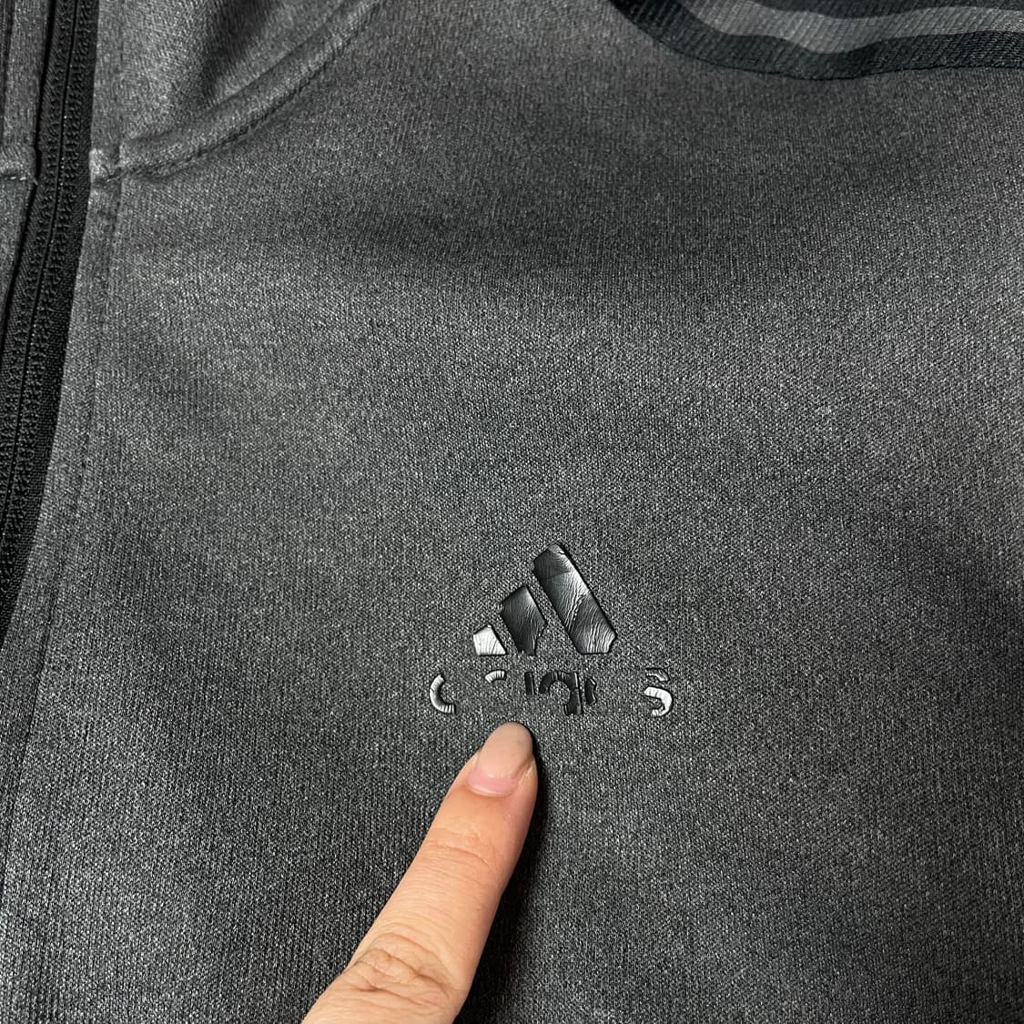 아디다스 차콜 트랙탑 져지 100 상품이미지4