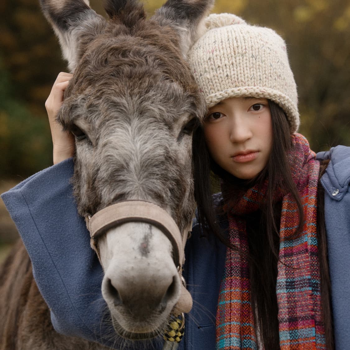 솜사탕 니트 비니 상품이미지1