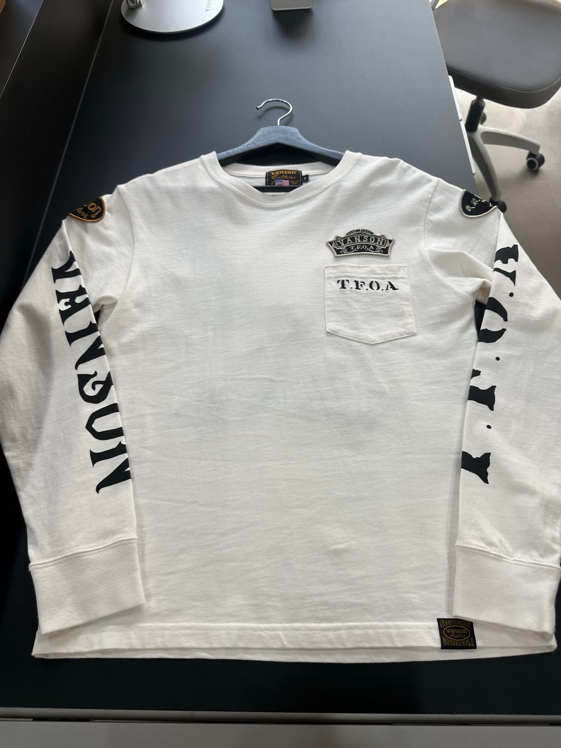 벤슨 x T.F.O.A 스컬윙 American 패치 롱슬리브 상품이미지6