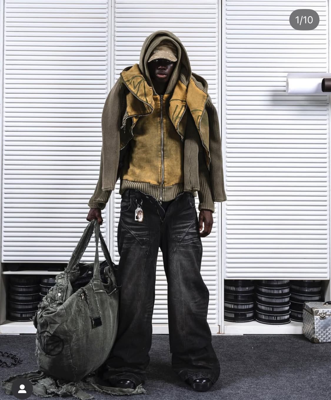 no/faith studios 선 페이디드 듄 배기 데님 M 상품이미지2