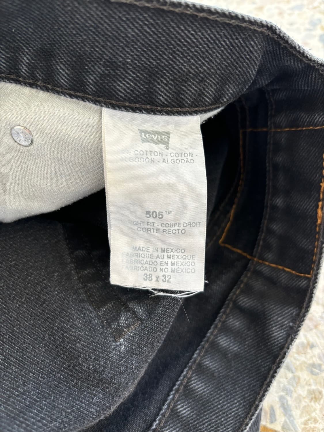 00‘s 리바이스 505 블랙 상품이미지9