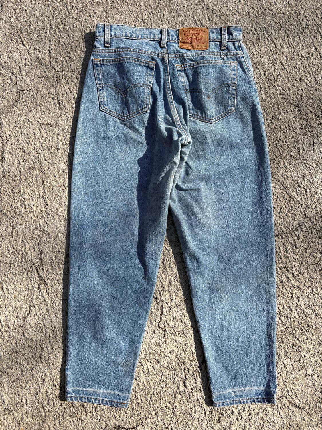 90's 리바이스 560 연청 테이퍼드 데님팬츠 B98 상품이미지2