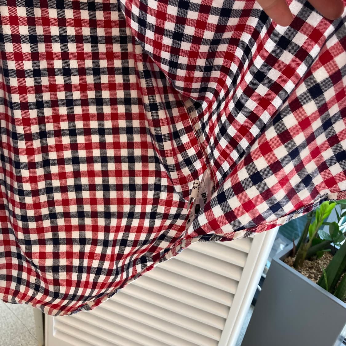 유니클로 면 체크남방 셔츠 L(100) Uniqlo Shirts 상품이미지8