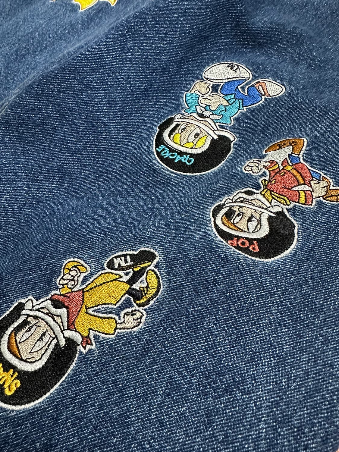 위캔더스 자수패치 데님 상품이미지2