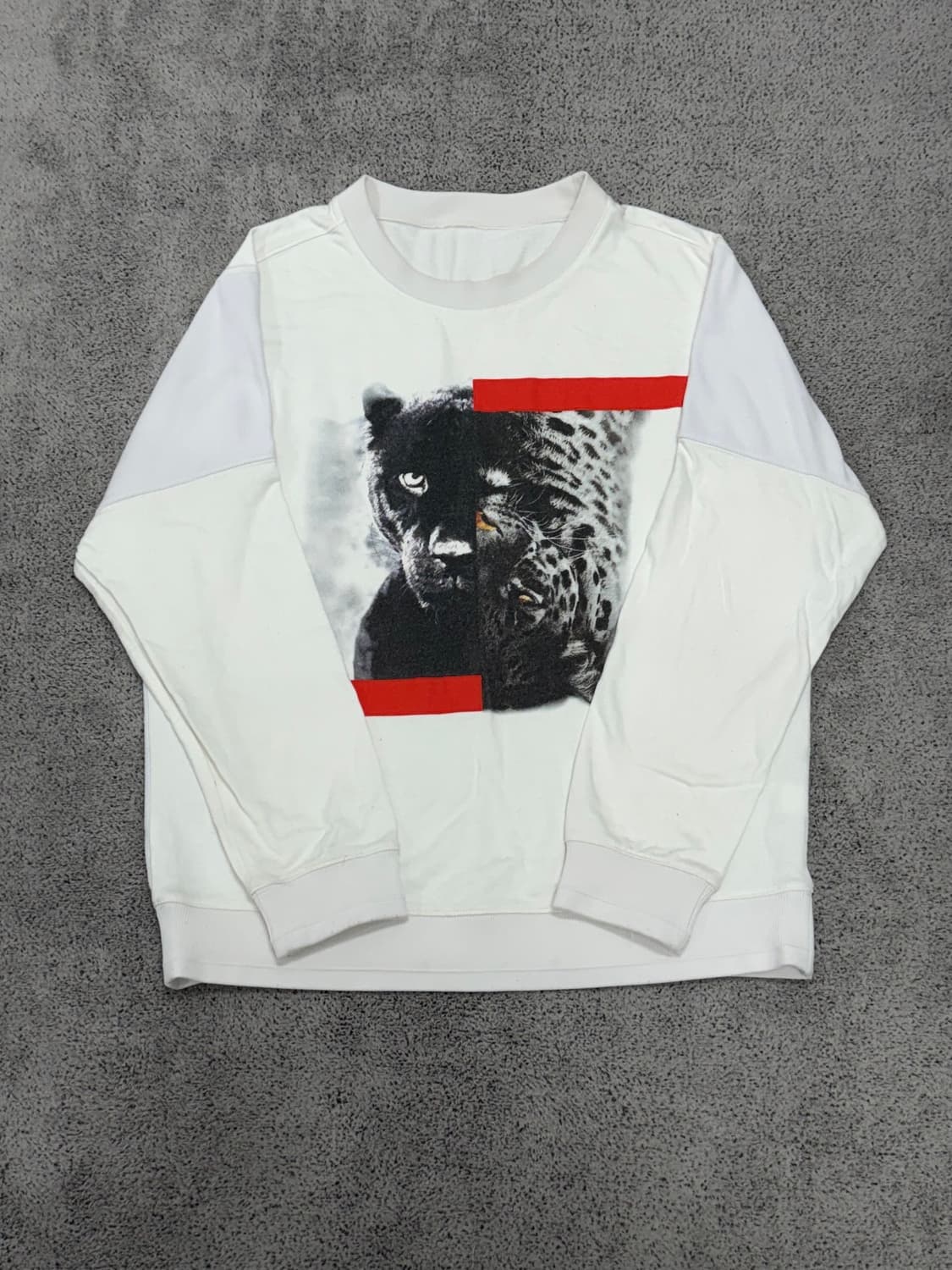 (105) 19ss 시스템옴므 표범 오버핏 맨투맨 상품이미지1