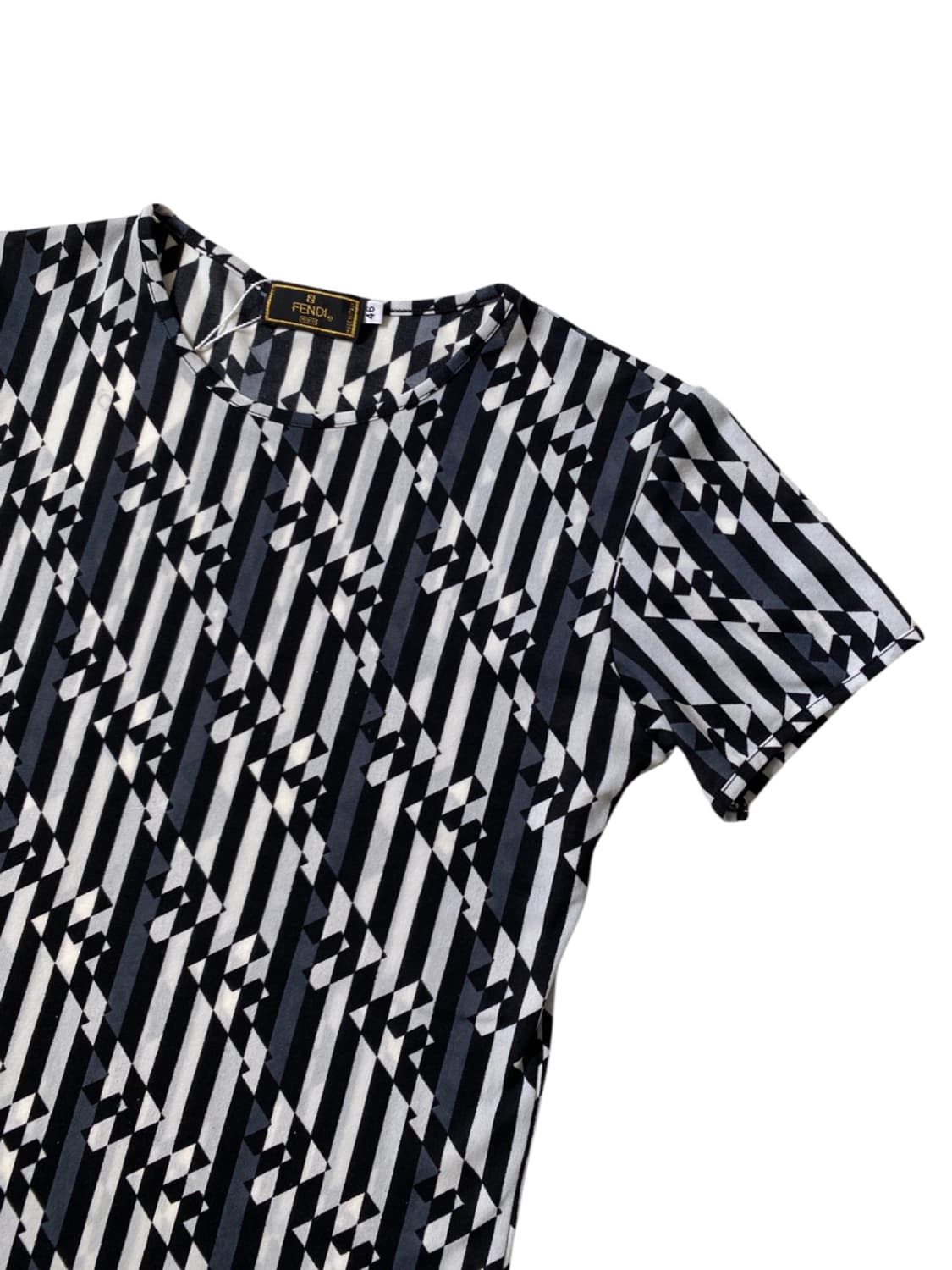 팬디 패턴 1/2 티셔츠 (Woman XS) 상품이미지3