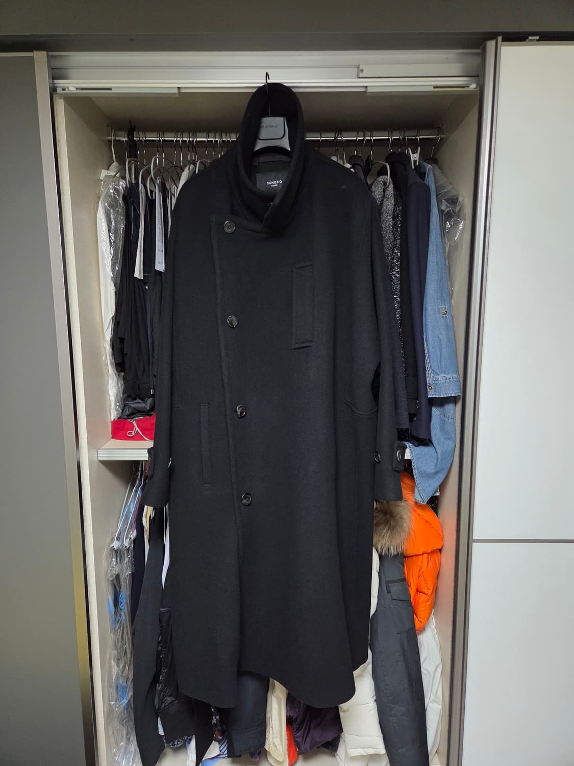 송지오 24fw 랩코트 50 사이즈 상품이미지2