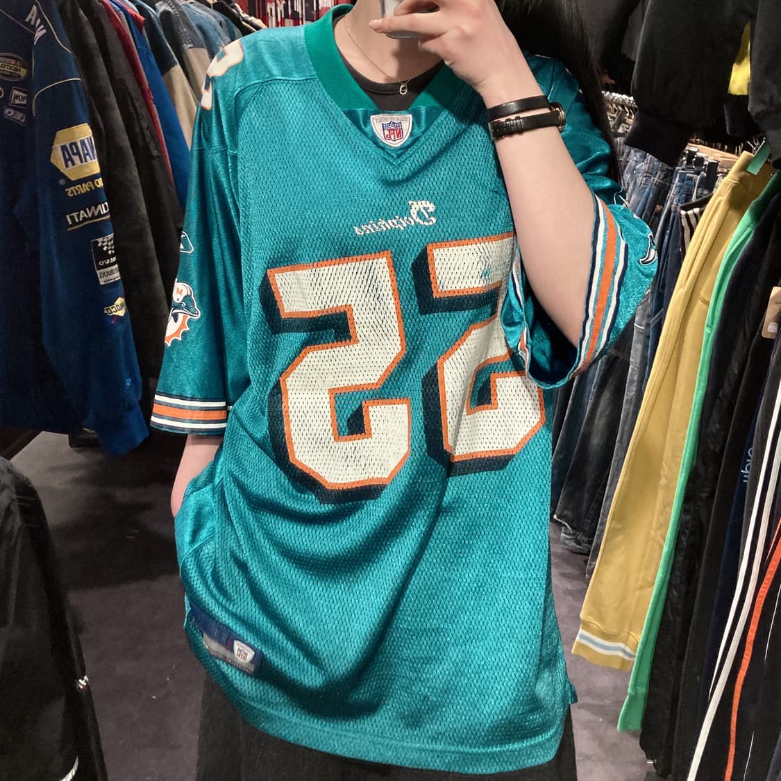 [IM] NFL 돌핀스 주니어 시아우 NO.55 아쿠아그린 반팔 져지 상품이미지1