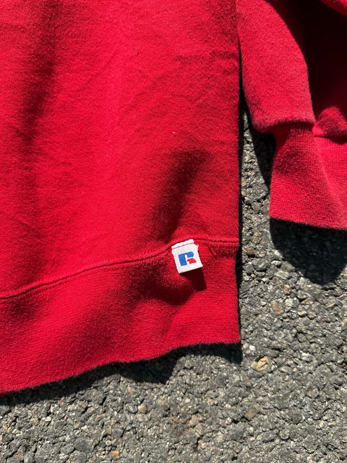 🇺🇸 90s 러셀 애슬레틱 버건디 스웻셔츠 상품이미지5