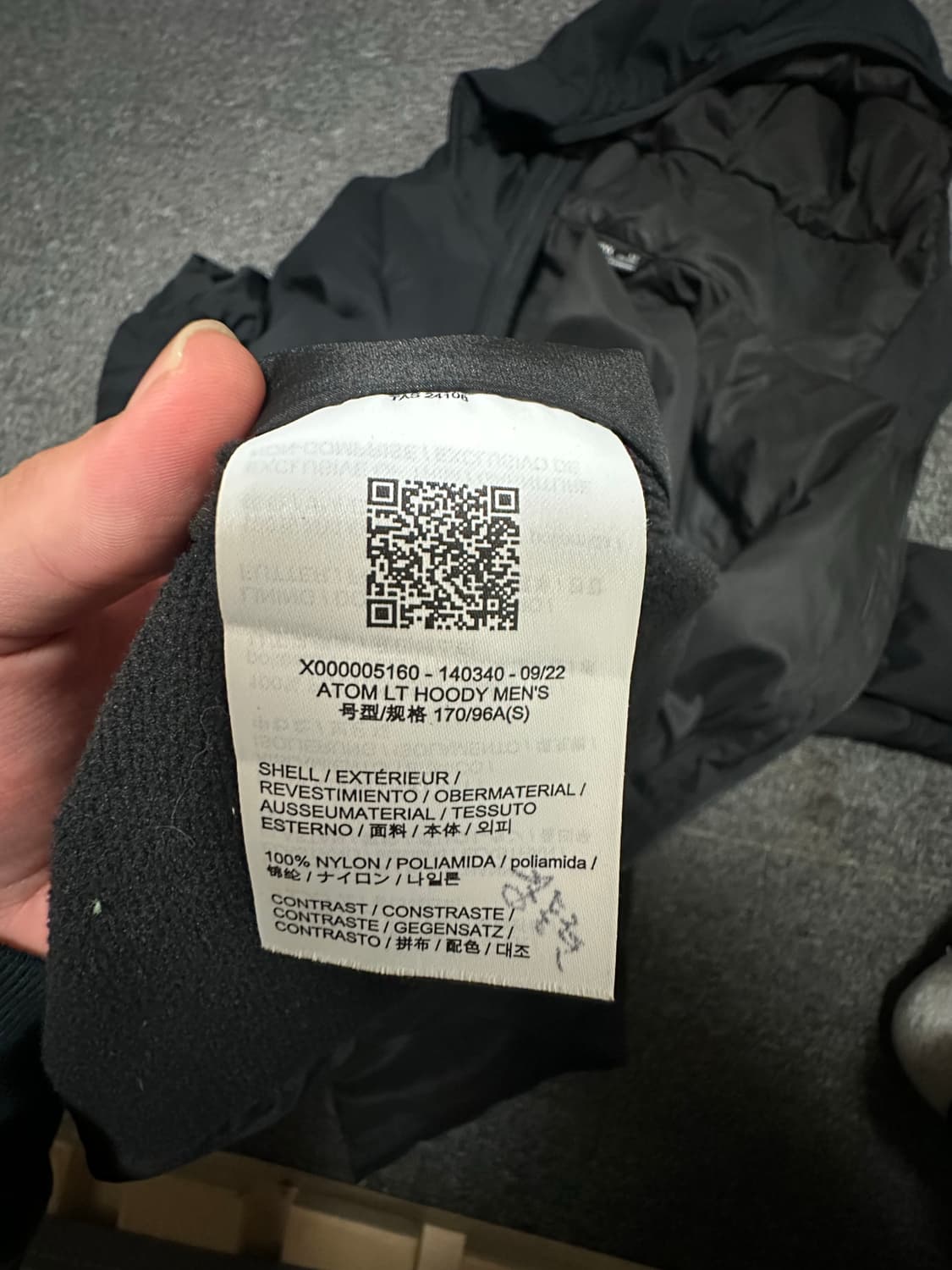 아톰 lt 후디 men’s S 상품이미지3