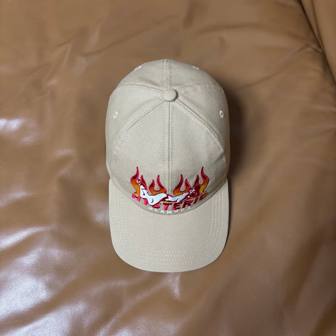 Hysteric Glamour 히스테릭글레머 플레임걸 6패널 볼캡 모자 상품이미지5