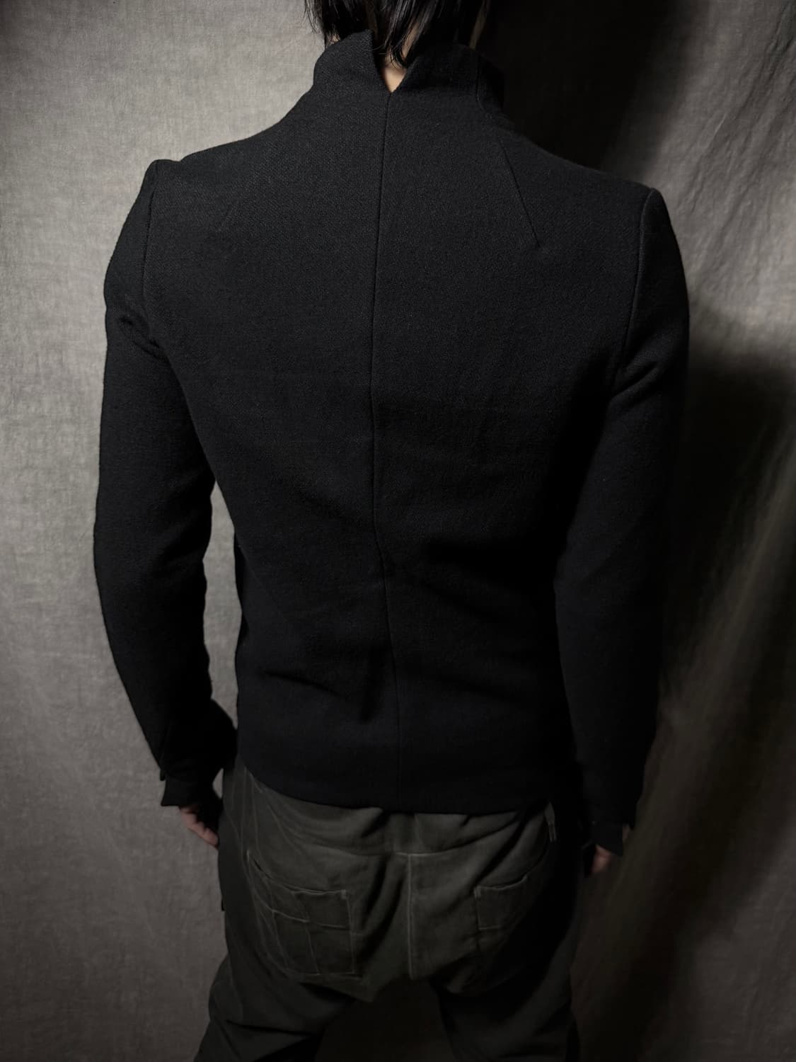 N4 Hemp Wool Stand Collar Zip Jacket  상품이미지2