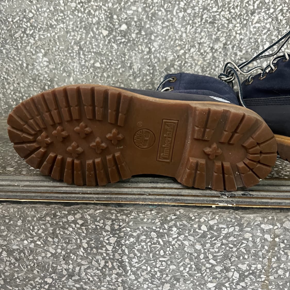 팀버랜드 롤탑 네이비 누벅 부츠 상품이미지5