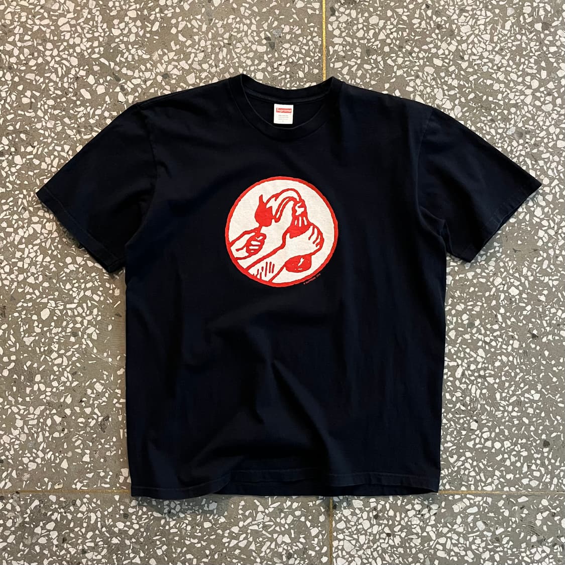 슈프림 x RATM 화염병 티셔츠 상품이미지1